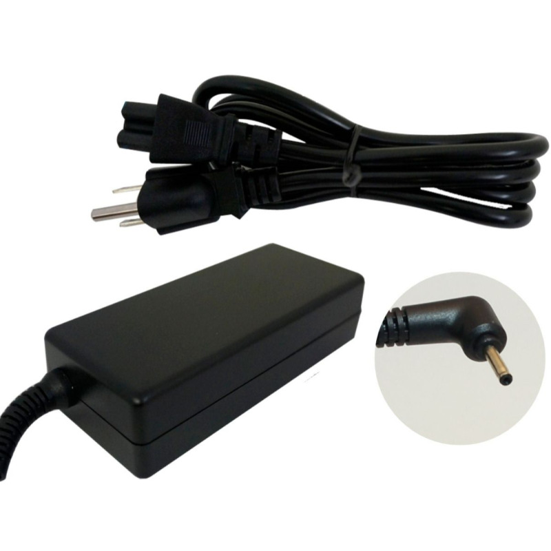 Generico AC-ASUS AGUJA adaptador e inversor de corriente Interior Negro